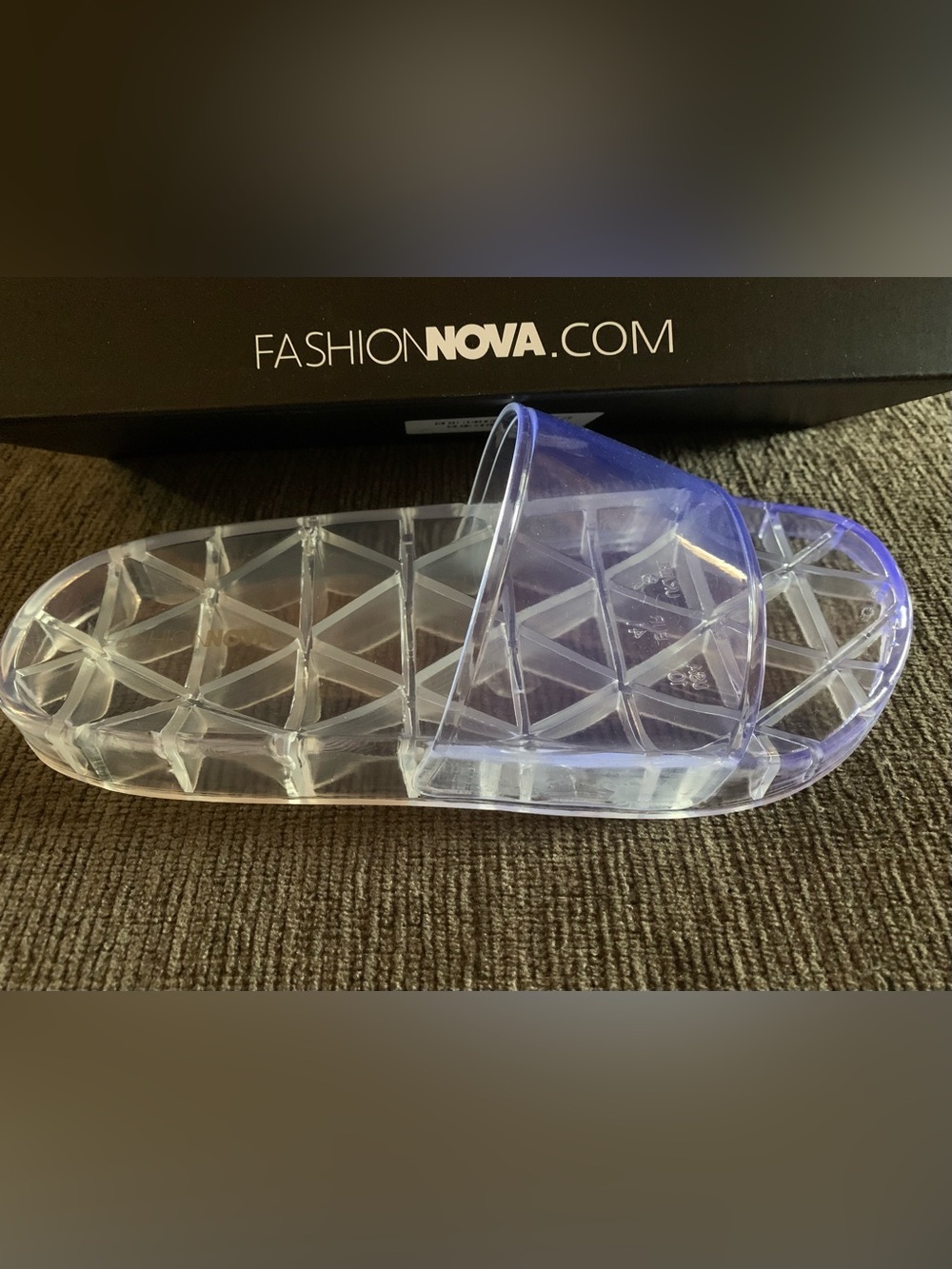 Fashion Nova Clear Slide sandals